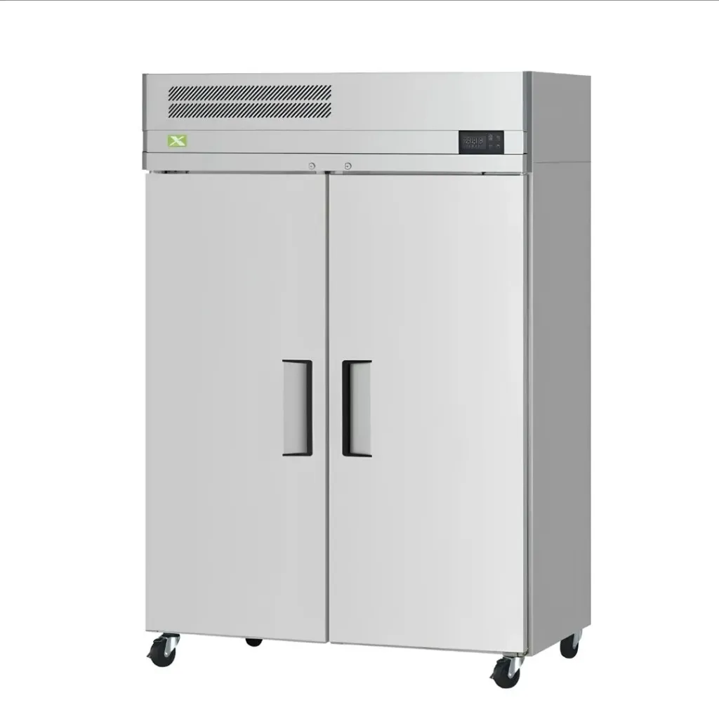 [105048] Refrigerador Vertical de 2 Puertas Sólidas RVS-47-2S SOBRINOX