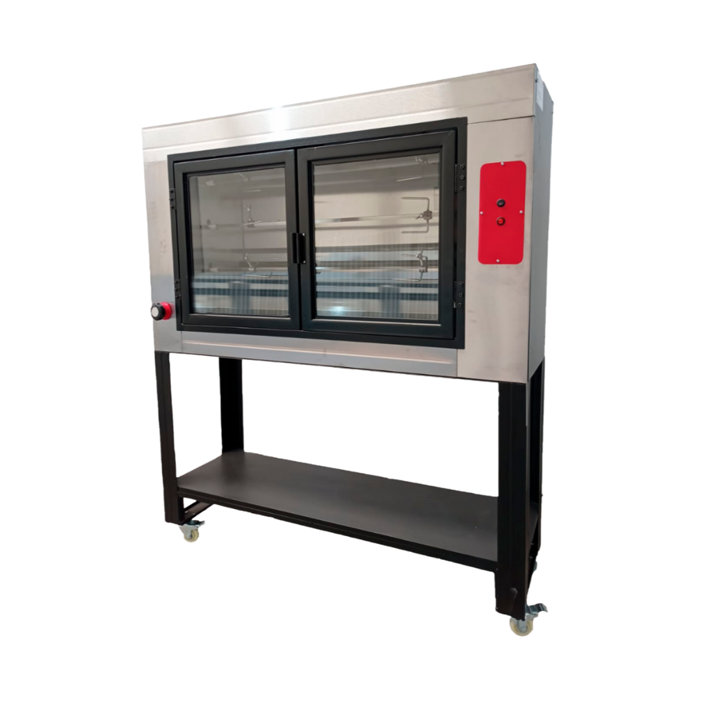 [105775] Rosticero con base de 27 pollos Hoffman HOF-ID27A TAHONA
