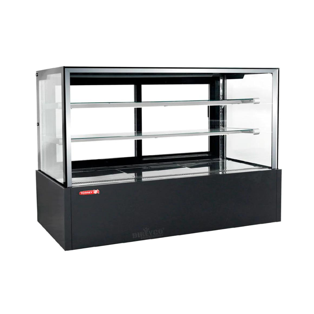 [104387] Vitrina Full Glass Vidrio Recto Panorámica 399 lt 150 cm VFG-150R TORREY