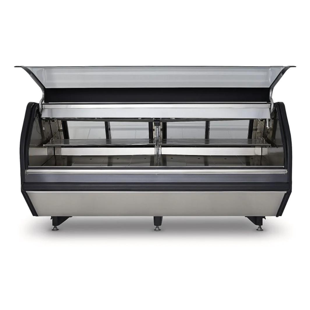 Vitrina carnicera con cristal abatible TEC-250-INOX TORREY