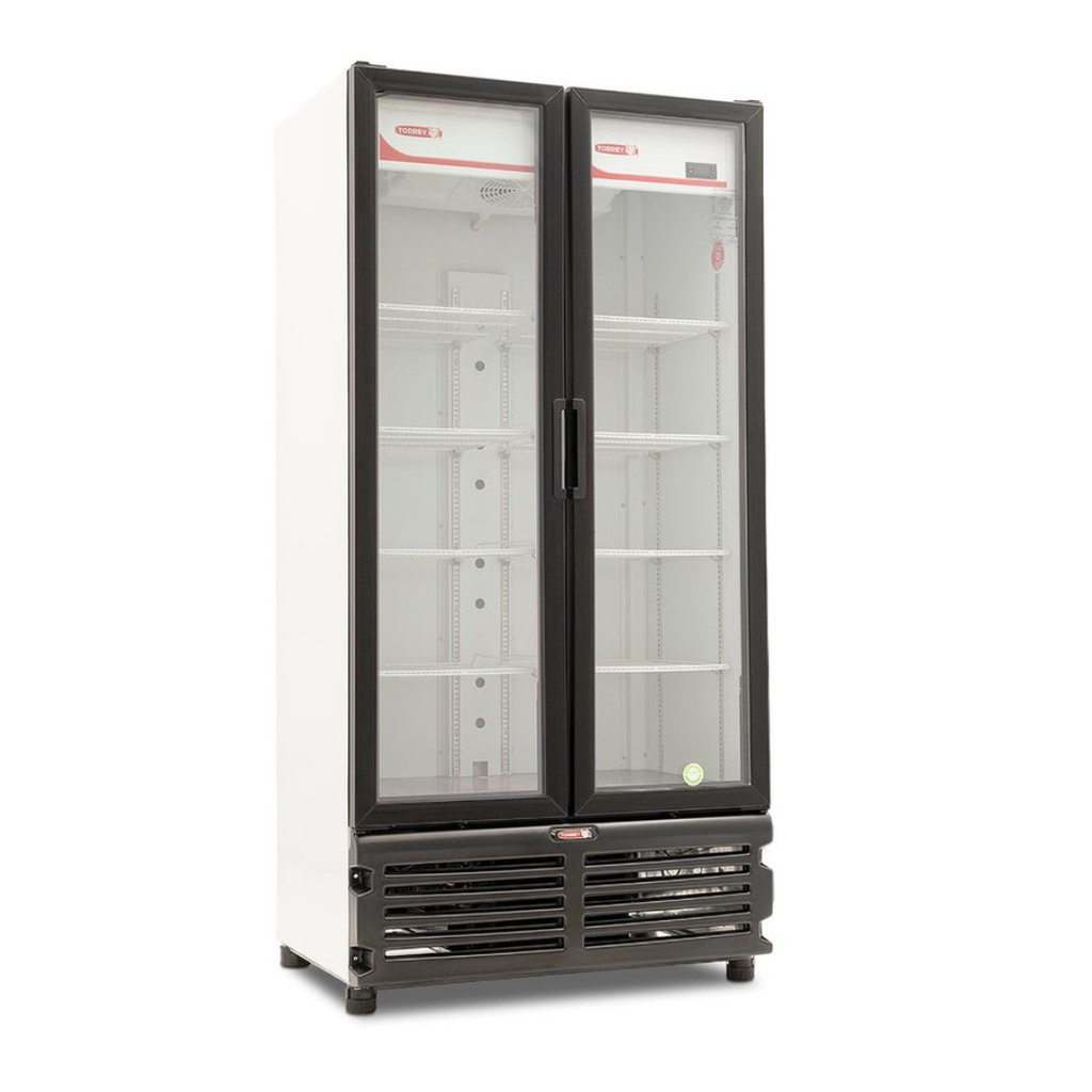 Refrigerador vertical 2 puertas de vidrio TVC-26 TORREY