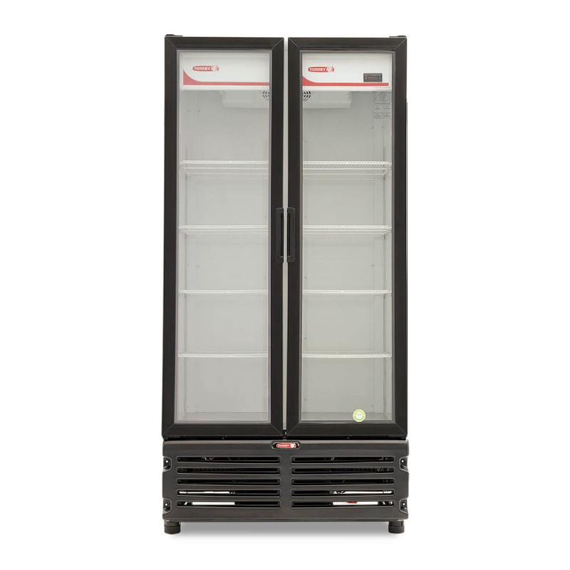 [104442] Refrigerador vertical 2 puertas de vidrio TVC-26 TORREY