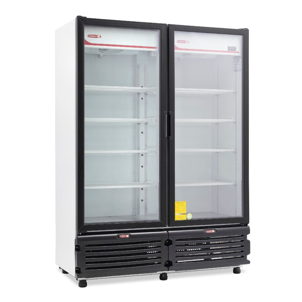 [104443] Refrigerador vertical 2 puertas de vidrio TVC-42-2P TORREY