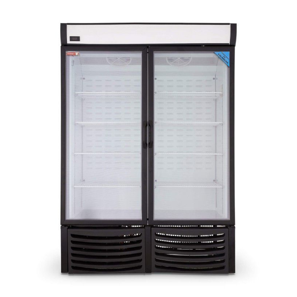 [104482] Congelador vertical Exhibidor 2 puertas de vidrio CV-32 TORREY
