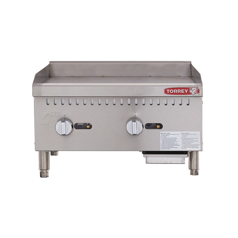 [104564] Plancha a Gas 2 Quemadores PLT-600G TORREY