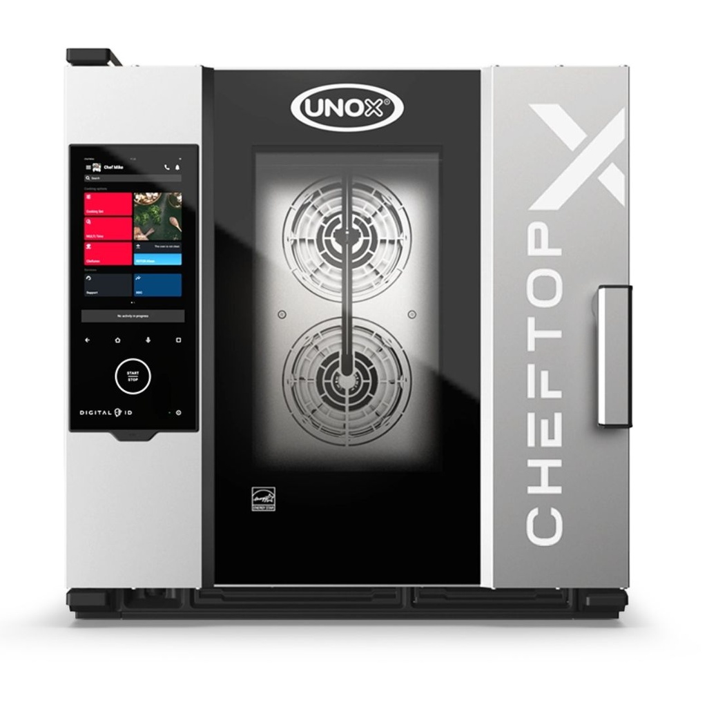 [111193] Hornos Mixtos Profesionales a Gas CHEFTOP-X™ Digital.ID™ XADA-0611-GXRS-NP UNOX