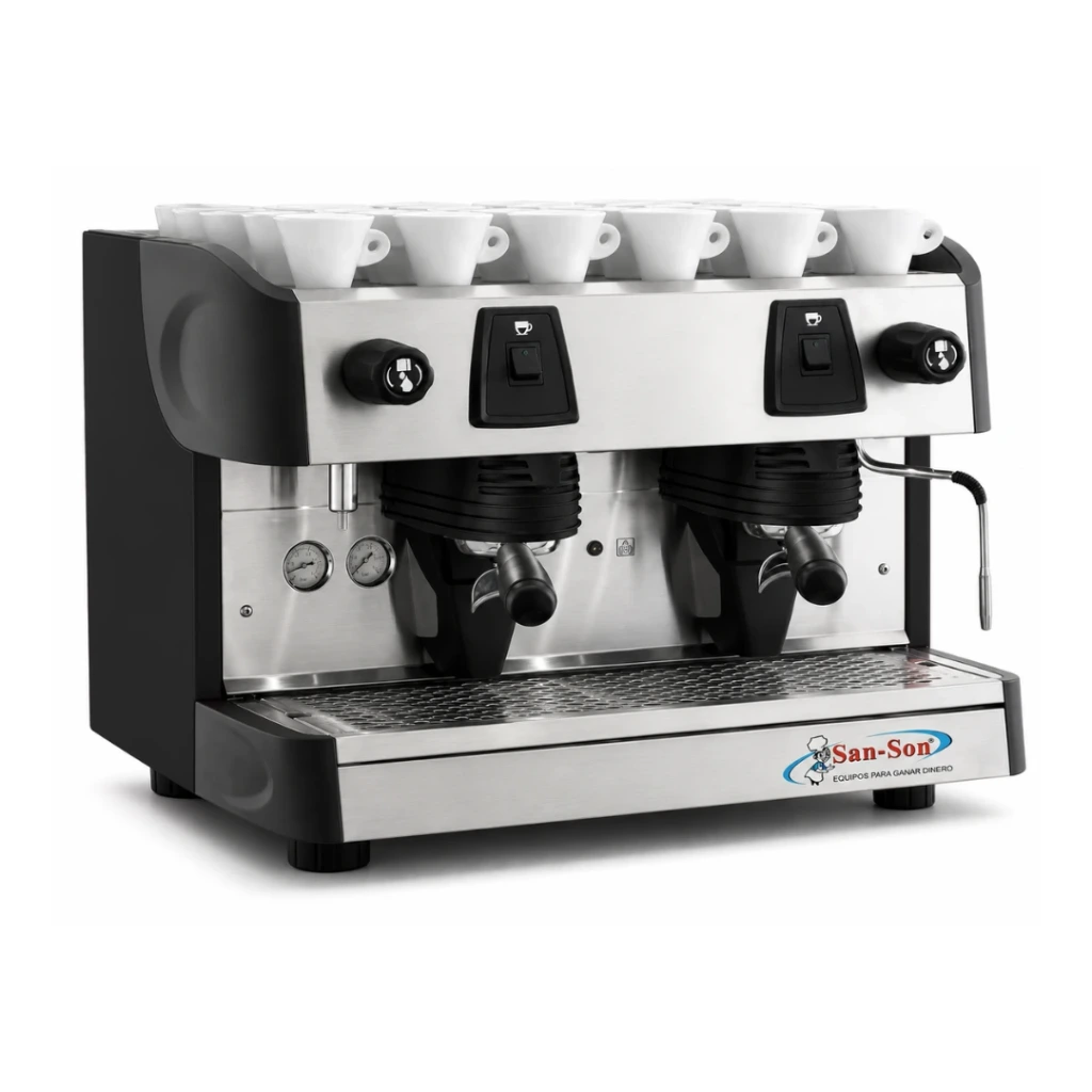 Cafetera Italiana Semiautomática 240 Tazas ITALBAR2-BLACK SAN-SON