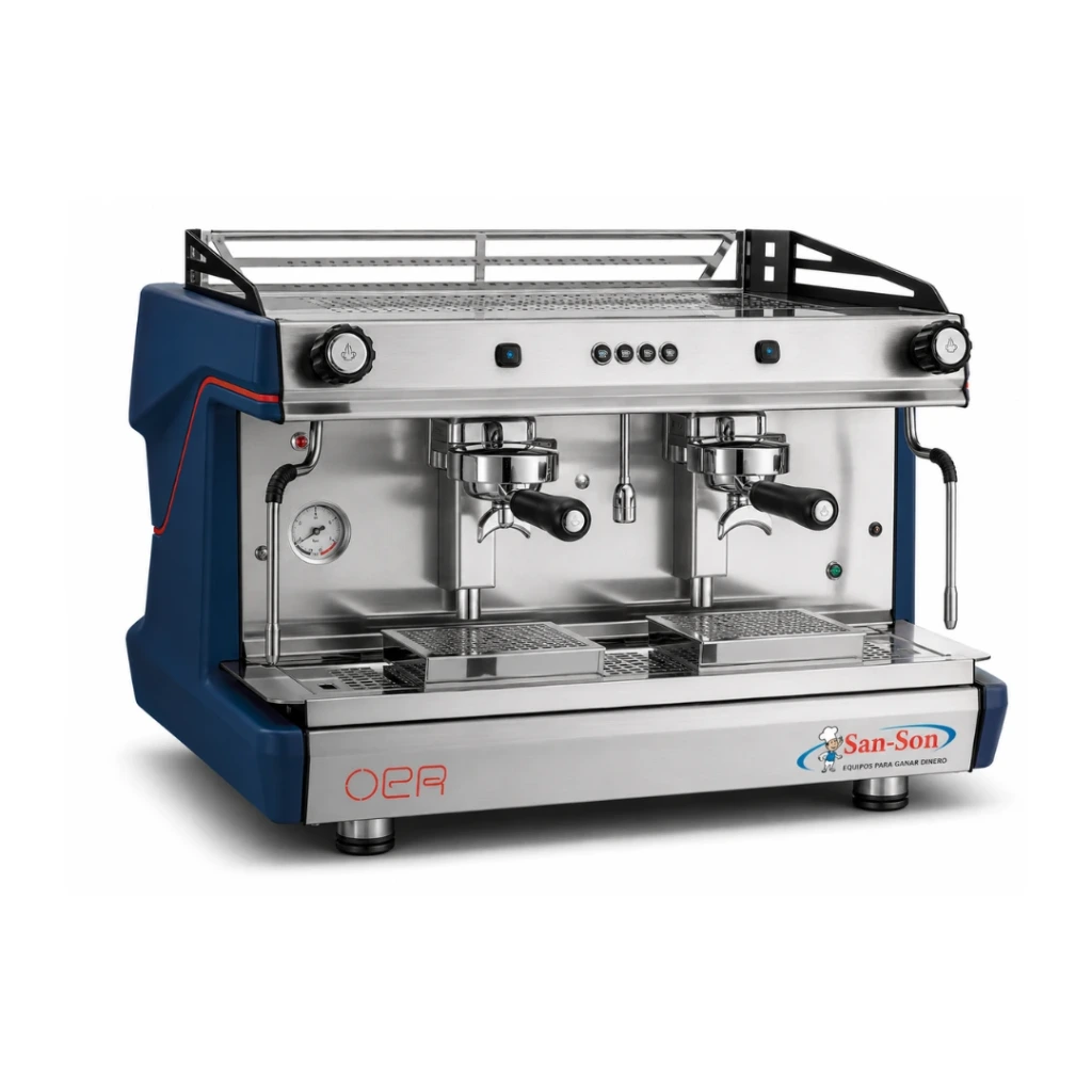 Cafetera Italiana Semiautomática de 2 Grupos OPERA2SA-LB SAN-SON
