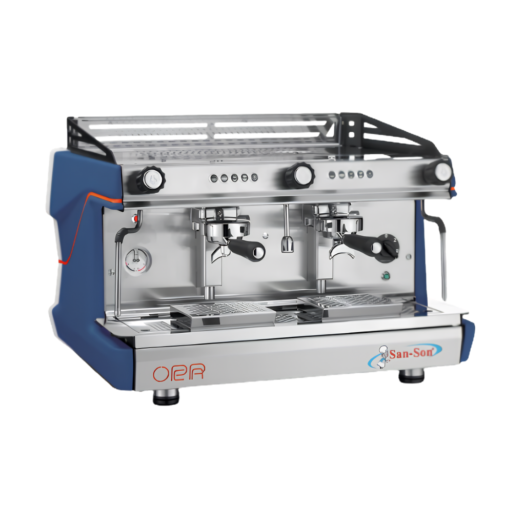 [107552] Cafetera Italiana Electrónica Programable de 2 Grupos OPERA2E-LB SAN-SON
