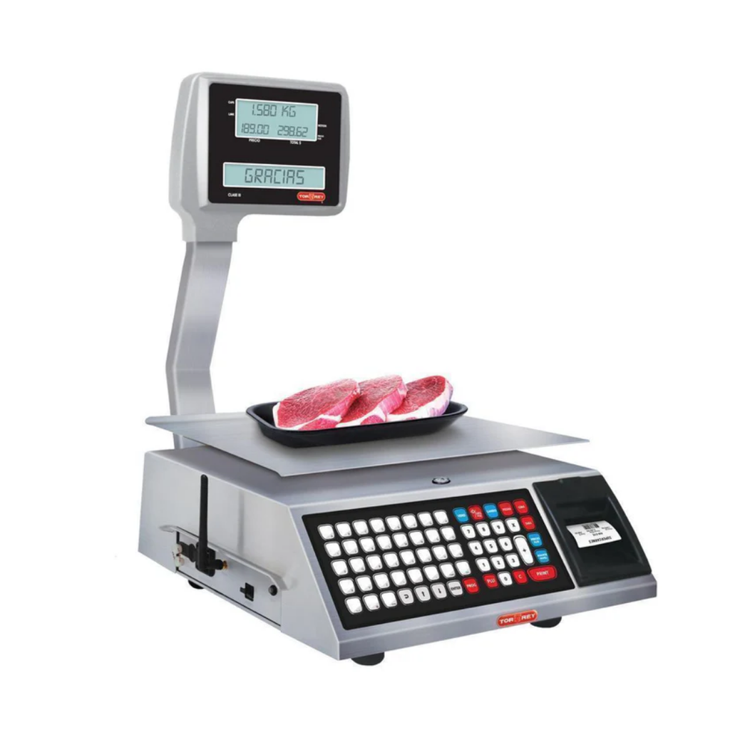 [1030081] Báscula Etiquetadora de Plástico Con Torreta W-LABEL20P TORREY