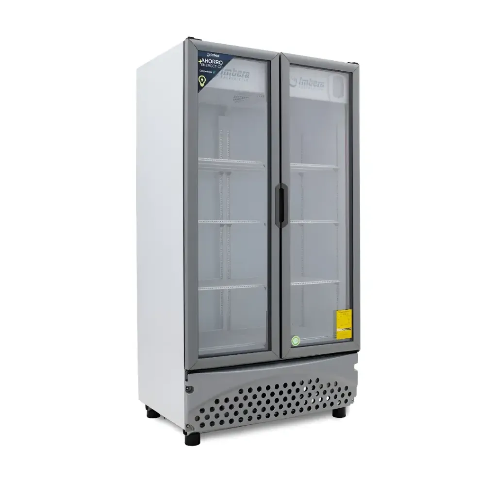 [1023540] Refrigerador Vertical 2 Puertas de Vidrio VRD-26-2PC IMBERA