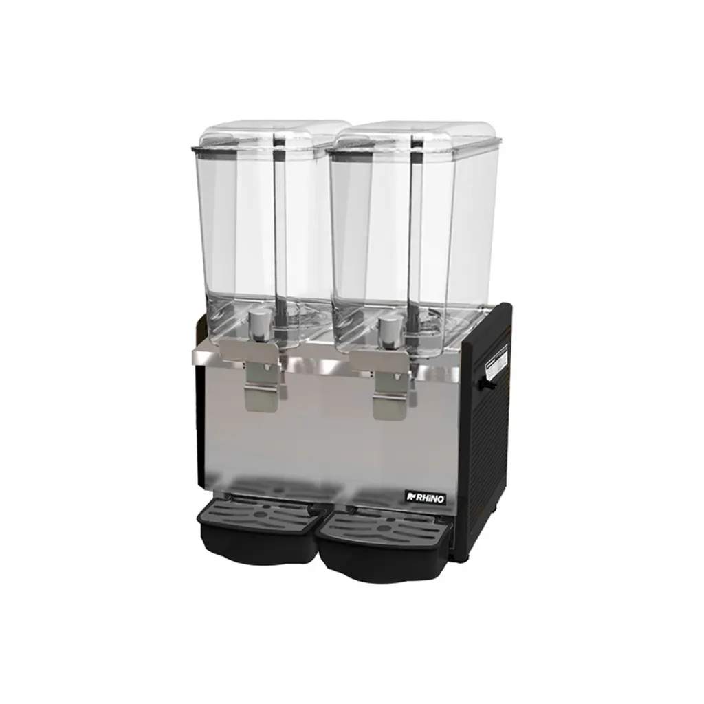 [7770119] Dispensador de Bebidas frías 2 Tanques 18 Litros DISBEF-2T RHINO