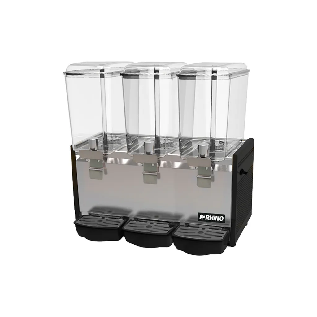 [7770121] Dispensador de Bebidas frías 18 Litros 3 Tanques DISBEF-3T RHINO