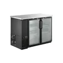 CONTRA BARRA REFRIGERADA 2 PUERTAS DE CRISTAL D5-CBR-2PC-SS-02 ICEHAUS