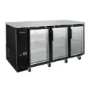 CONTRA BARRA REFRIGERADA 3 PUERTAS DE CRISTAL D10-CBR-3PC-SS-01 ICEHAUS