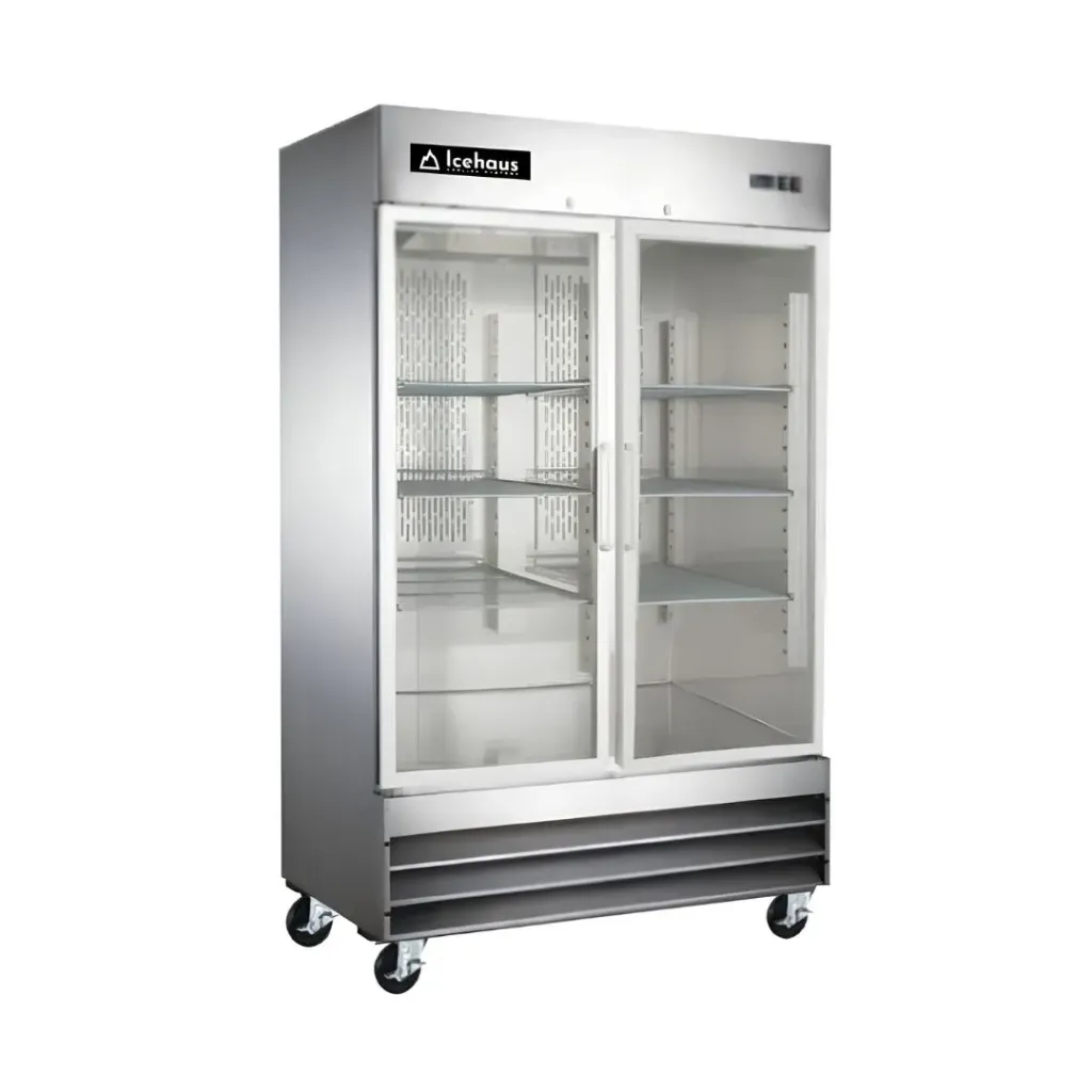 [7770248] CONGELADOR EN INOXIDABLE 2 PUERTAS DE CRISTAL D5-CV-2PC-SS-01 ICEHAUS