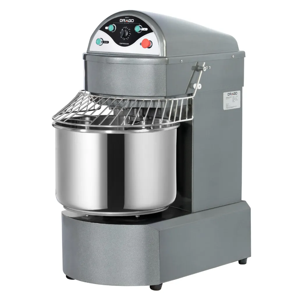 AMASADORA INDUSTRIAL 60 L 1 VELOCIDAD CON TEMPORIZADOR 220 V D10-AI-60-1T DRAGO