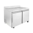 MESA DE TRABAJO REFRIGERADA 2 PUERTAS 1.53 METROS DE FRENTE D10-MTR-2P-SS-02 ICEHAUS