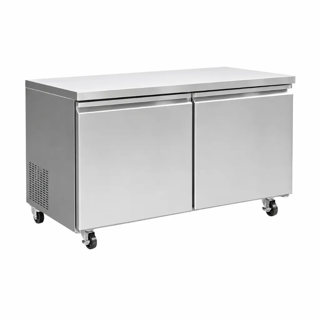 REFRIGERADOR BAJO BARRA 2 PUERTAS 1562 MM D15-RBB-2P-SS-02 ICEHAUS