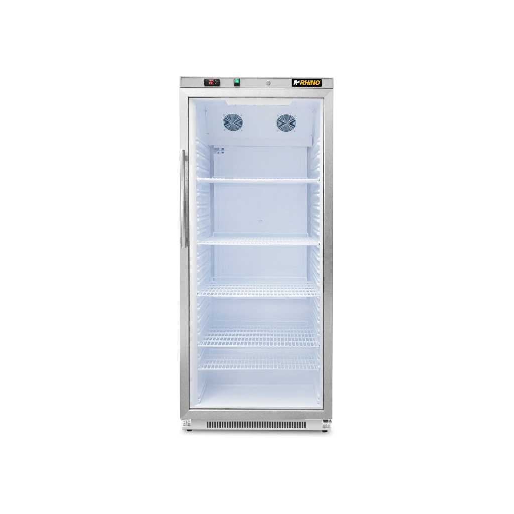 [103840] Refrigerador Vertical Puerta de Cristal 19 pies REVEAB-19C RHINO