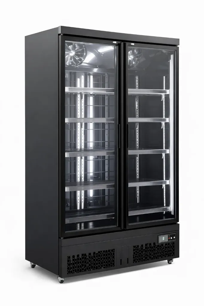 Exhibidor de Refrigeración Vertical de Puerta de Cristal PEC-36 PARKER