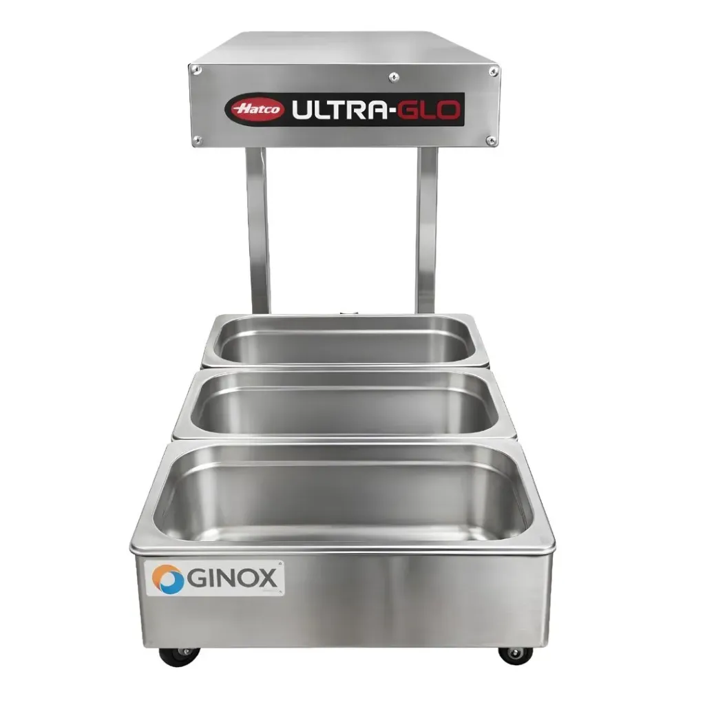Calentador de alimentos portátil con luz UGFFL HATCO