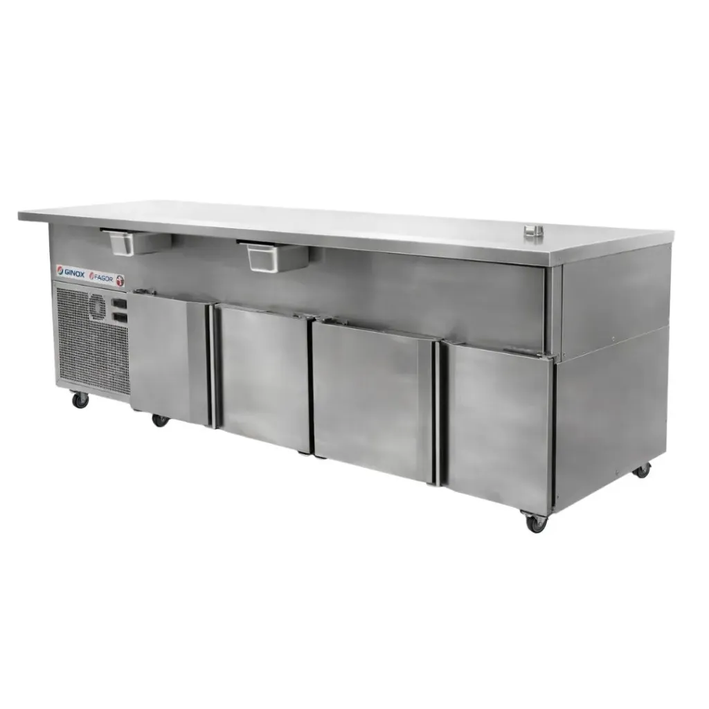 Mesa de trabajo refrigerada para pizza 119558 FOLLETT