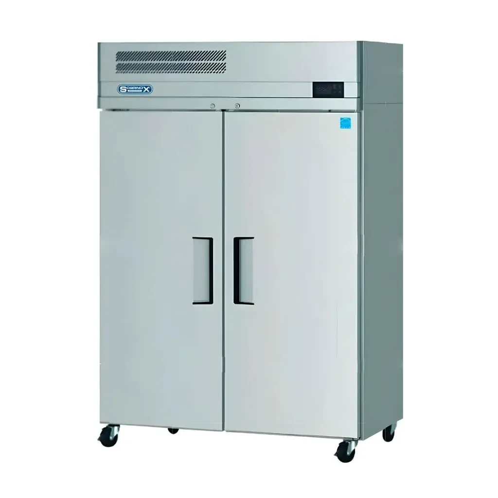 [10087801] Refrigerador Vertical de 2 Puertas Sólidas RVS-47-2S SOBRINOX