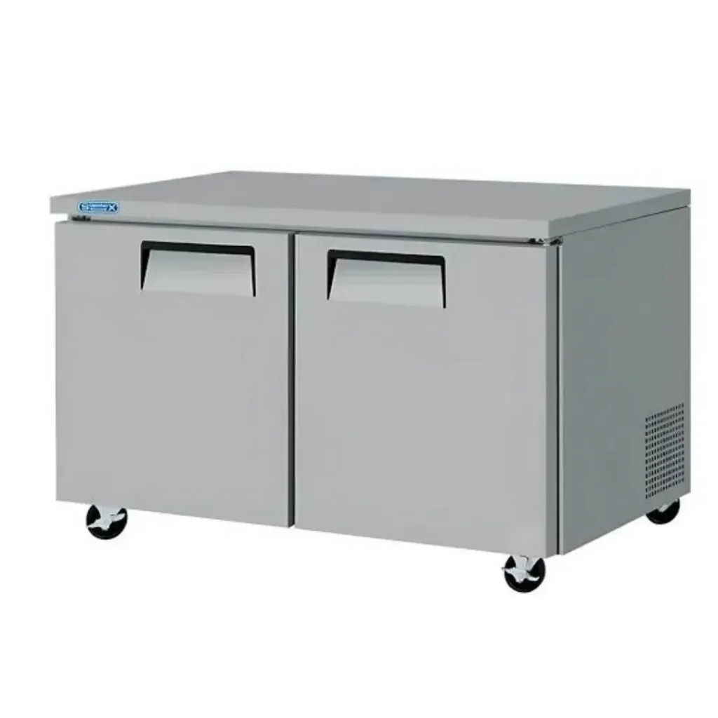 [10088001] Mesa Refrigerada Bajo Barra con 2 Puertas Sólidas MRBBS-48-2S SOBRINOX