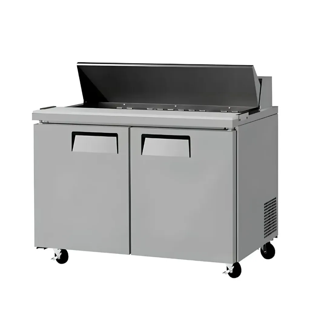 [10088401] Mesa Refrigerada de 2 puertas para Preparar Sándwiches y Ensaladas MRSS-60-2S SOBRINOX