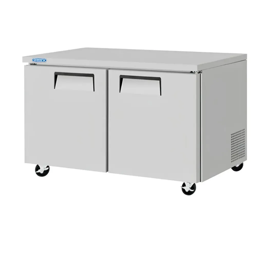 [10091001] Mesa Congelada Bajo Barra con 2 Puertas Sólidas MCBBS-48-2S SOBRINOX