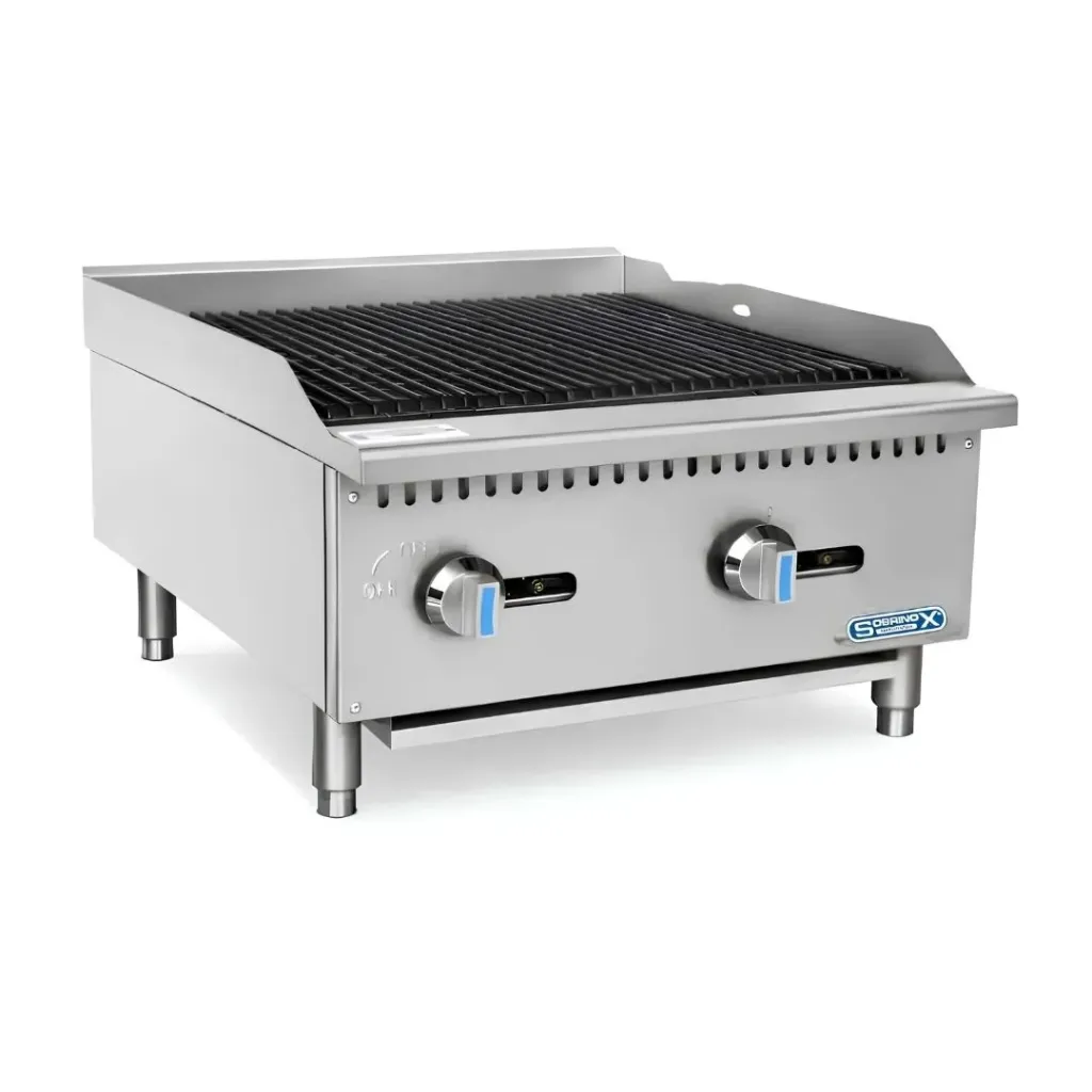 [10091301] Asador Comercial de Gas 2 Quemadores XLRC-600 SOBRINOX
