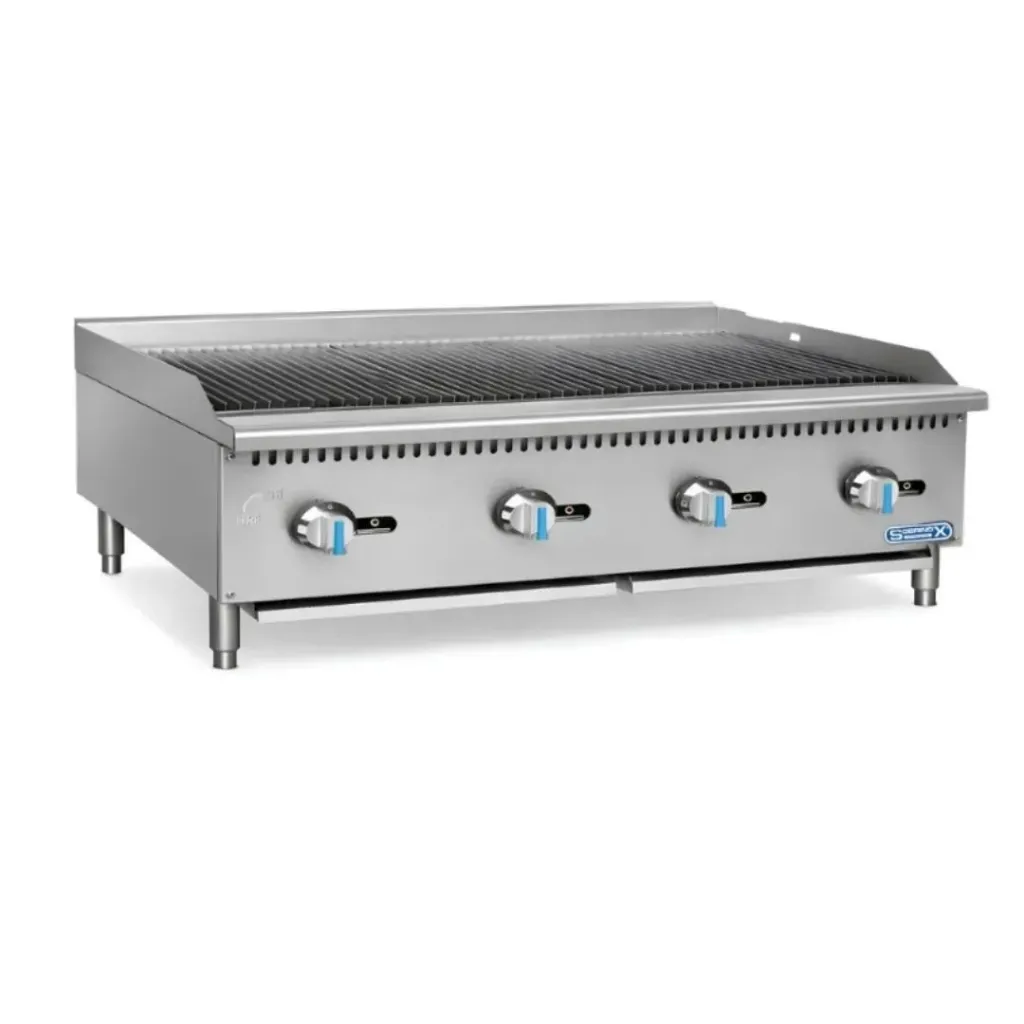 Asador Comercial de Gas 4 Quemadores XLRC-1200 SOBRINOX