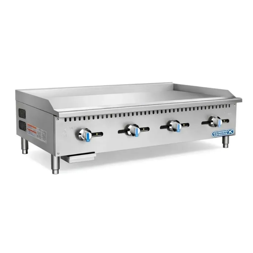 [26091101] Plancha Comercial a Gas 4 Quemadores XLRG-1200 SOBRINOX