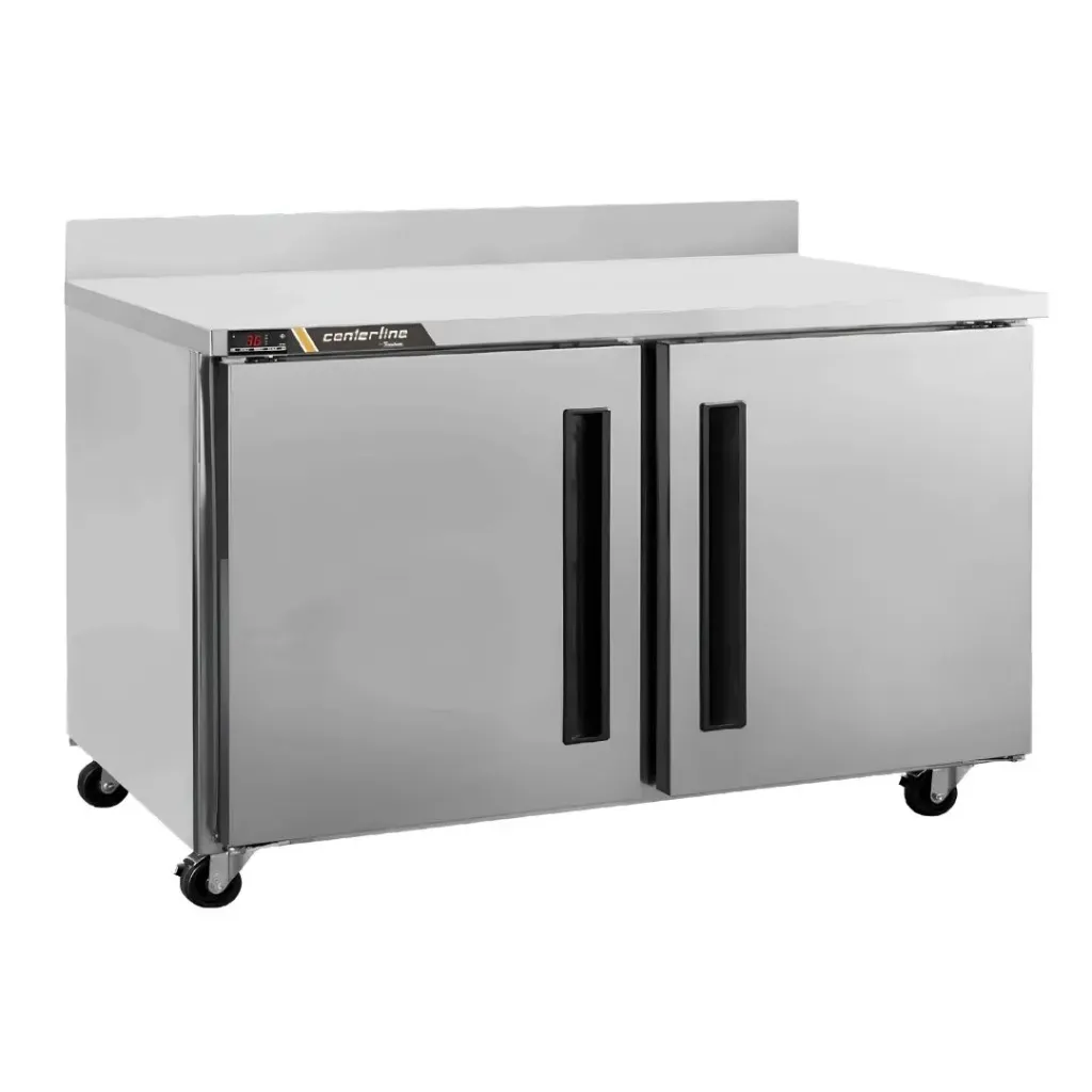 Refrigerador bajo barra 48'', puertas sólidas, mesa de trabajo CLUC-48R-SD-WT CENTERLINE