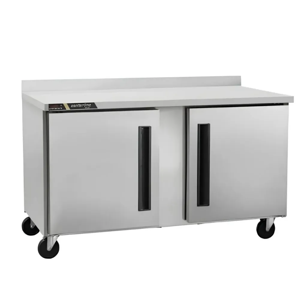 Refrigerador bajo barra 60'', puertas sólidas, mesa de trabajo, CLUC-60R-SD-WT CENTERLINE
