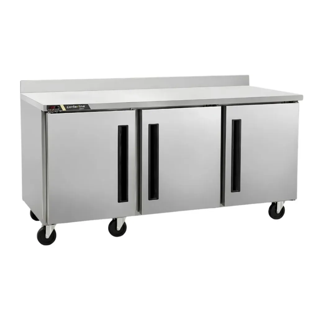 Refrigerador bajo barra 72'', puertas sólidas, mesa de trabajo, CLUC-72R-SD-WT CENTERLINE