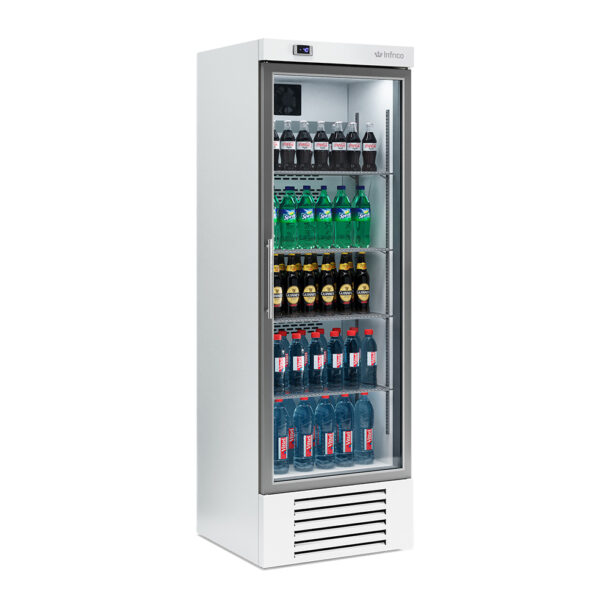 Expositor refrigerado vertical ERC Series de 620mm Grupo Abajo color blancoERC36BINFRICO