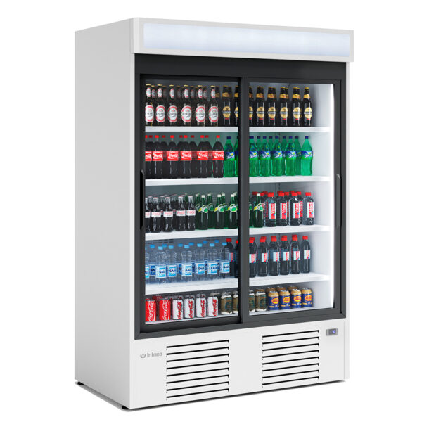 Expositor refrigerado puertas correderas ERC Series de 1385x704mm ERC100 INFRICO