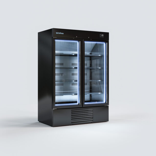 Expositor refrigerado especial minimarket ERC Series pivotante 2 puertasERC130PHINFRICO