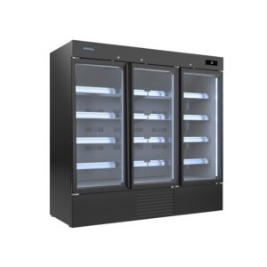 Expositor refrigerado especial minimarket ERC Series pivotante de baja temperatura 3 puertasERC200PHBTINFRICO