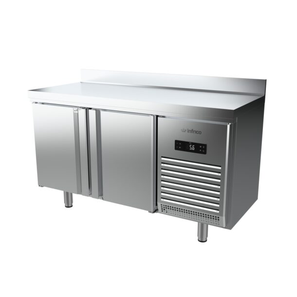 Mesa refrigeración Serie 600 de 1500 mm altura 850 de acero inoxidable interior y exterior aBMPP1500IIINFRICO