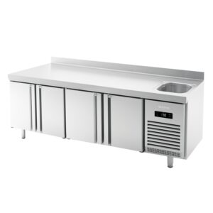 Series GN1/1 700 de 2450mm altura 850 con fregaderoBMGN2450FINFRICO