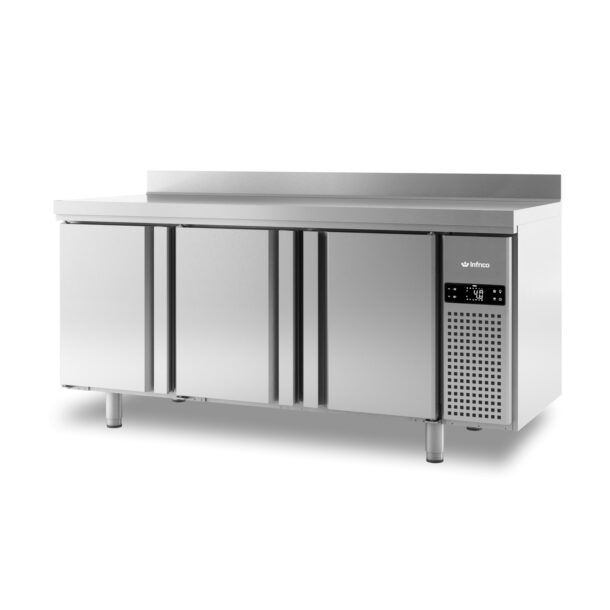 Mesa refrigerada pre-instalada Series GN1/1 700 de 1470 mm altura 850 grupo remotoBMGN1470GRINFRICO