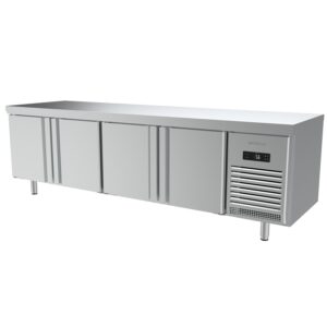 Mesa refrigeración y congelación euronorma 600 x 400 para pastelería Series 800 de 2190 mm altura 850 MR2190 INFRICO