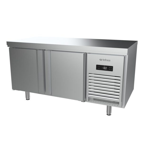 Mesa refrigeración y congelación euronorma 600 x 400 para pastelería Series 800 de 1620 mm altura 850 baja temperatura MR1620BT INFRICO
