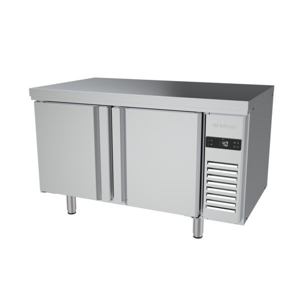 Mesa refrigeración euronorma 600 x 400 pre-instalada Series 800 de 1620 mm altura 850 grupo remoto MR1620GR INFRICO