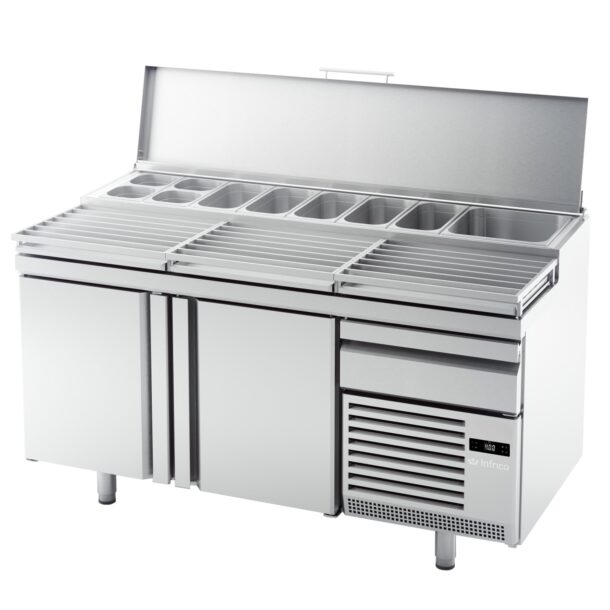 Mesa refrigerada pizza Lucena Serie MPL 800 de 1740mm MPL1740 INFRICO