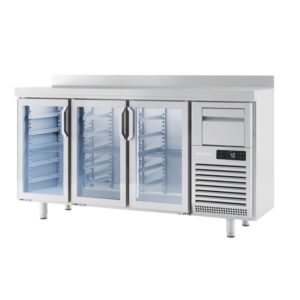 Frente mostrador refrigerado Serie FMPP de 2000mm altura 1050 con puerta de cristalFMPP2000CRINFRICO