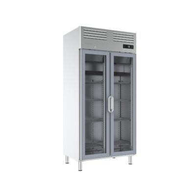 Armario de refrigeración puerta de cristal GN 1/1 SLIM LINE AGN 300/600L Series de 974mm AGN600CR INFRICO